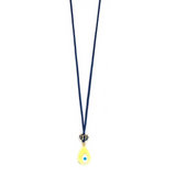 Carnival Evil Eye Teardrop Necklace