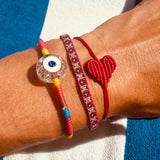 Joy Glass Evil Eye Bracelet