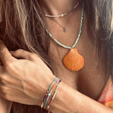 Isla Seashell Beaded Necklace