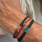 Dimitri Lava Beaded Bracelet