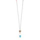 Carnival Evil Eye Teardrop Necklace