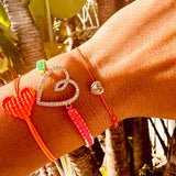 Marigold Heart Bracelet