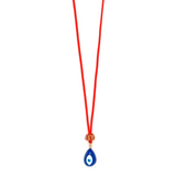 Carnival Evil Eye Teardrop Necklace