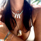 Addison Pearl & Stone Choker
