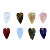 Gemstone Heart Liberty Print Necklace