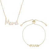Mama Bracelet & Necklace Set