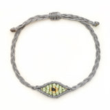 Small Gray Evil Eye Bracelet - OIYA