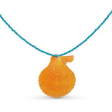 Ocean Seashell Beaded Necklace