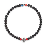 Dimitri Lava Beaded Bracelet