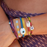 Joy Glass Evil Eye Bracelet