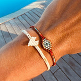 Rainbow Miyuki Eye Bracelet