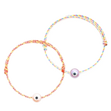 Kids Sorbet & Ruthie Rainbow Evil Eye Bracelet Bundle