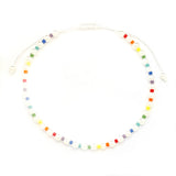 Mini Freshwater Baroque Pearl Rainbow Bracelet