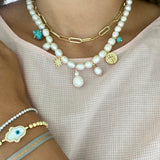 Elizabeth Freshwater Pearl Choker - OIYA