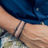 Single Evil Eye Braided Bracelet - OIYA