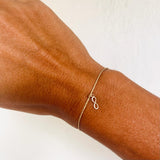 Gold Infinity Charm Bracelet - OIYA