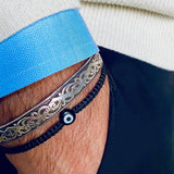 Single Evil Eye Braided Bracelet - OIYA