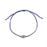 Sterling Silver Evil Eye Bracelet - OIYA