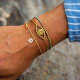 Cut-Out Evil Eye Bracelet - OIYA