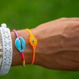 Blue Candy Shell Bracelet - OIYA