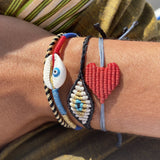 Evil Eye Shell Bracelet - OIYA