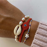 Circular Evil Eye Bracelet - OIYA