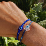 Square Evil Eye Bracelet - OIYA