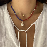 Solid Gold Circle Necklace - OIYA