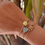 Cut-Out Evil Eye Bracelet - OIYA