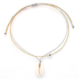 Evil Eye Cowrie Shell Anklet - OIYA