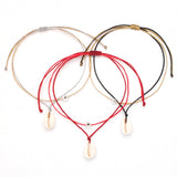 Evil Eye Cowrie Shell Anklet - OIYA