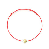 Gold Cross Hematite Charm Bracelet - OIYA