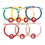 Red Ceramic Evil Eye Bracelet - OIYA