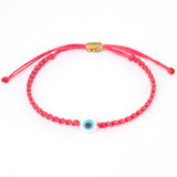 Ruby Braided Bead Bracelet