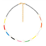 Gigi Freshwater Pearl Rainbow Choker - OIYA
