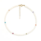 Viola Pearl Anklet