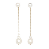 Freshwater Baroque Pearl Drop Earrings