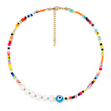 Kris  Pearl Beaded Choker