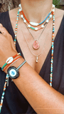 Gigi Freshwater Pearl Rainbow Choker - OIYA