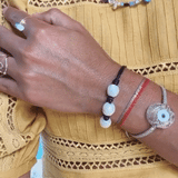 Transparent Evil Eye Bracelet - OIYA
