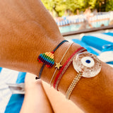 Transparent Evil Eye Bracelet - OIYA