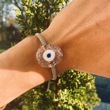 Transparent Evil Eye Bracelet - OIYA