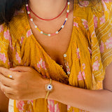 Freshwater Pearl Rainbow Choker - OIYA