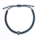 Single Evil Eye Braided Bracelet - OIYA