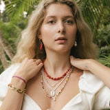 Beaded Shell Necklace - OIYA