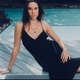 Kendall Gemstone Heart Chain Necklace