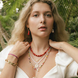 Coral Earring - OIYA