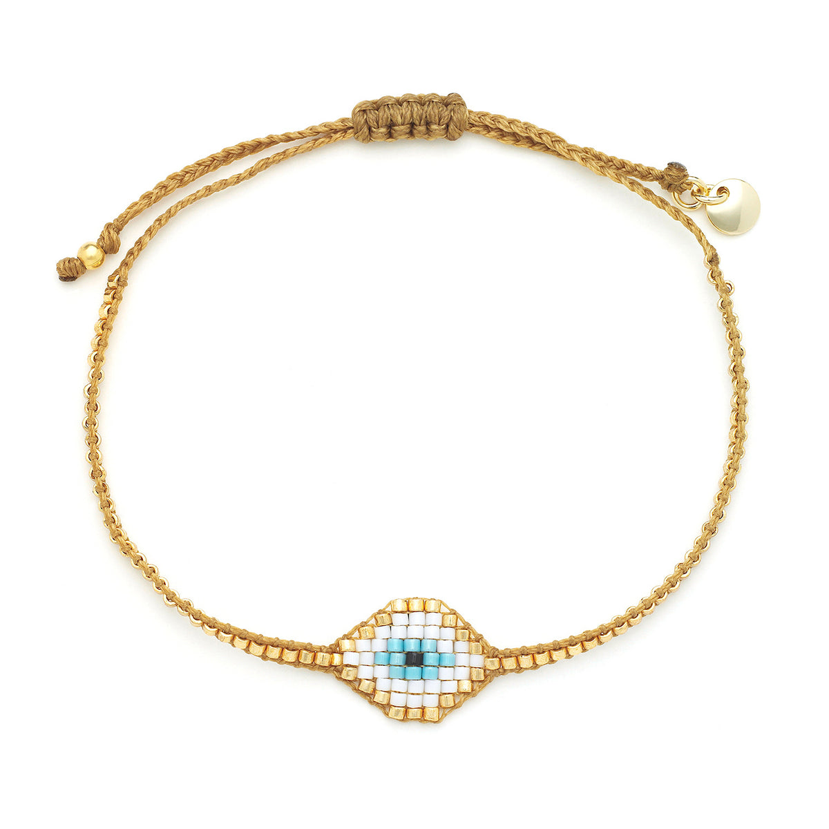 マイアミ発♪ ◆eliou◆ALIK BRACELET OIYA Gold Miyuki Eye Bracelet