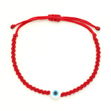 Evil Eye Braided Bead Bracelet - OIYA