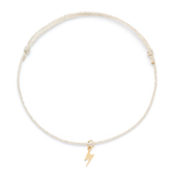 Silver Lightning Bolt Charm Bracelet